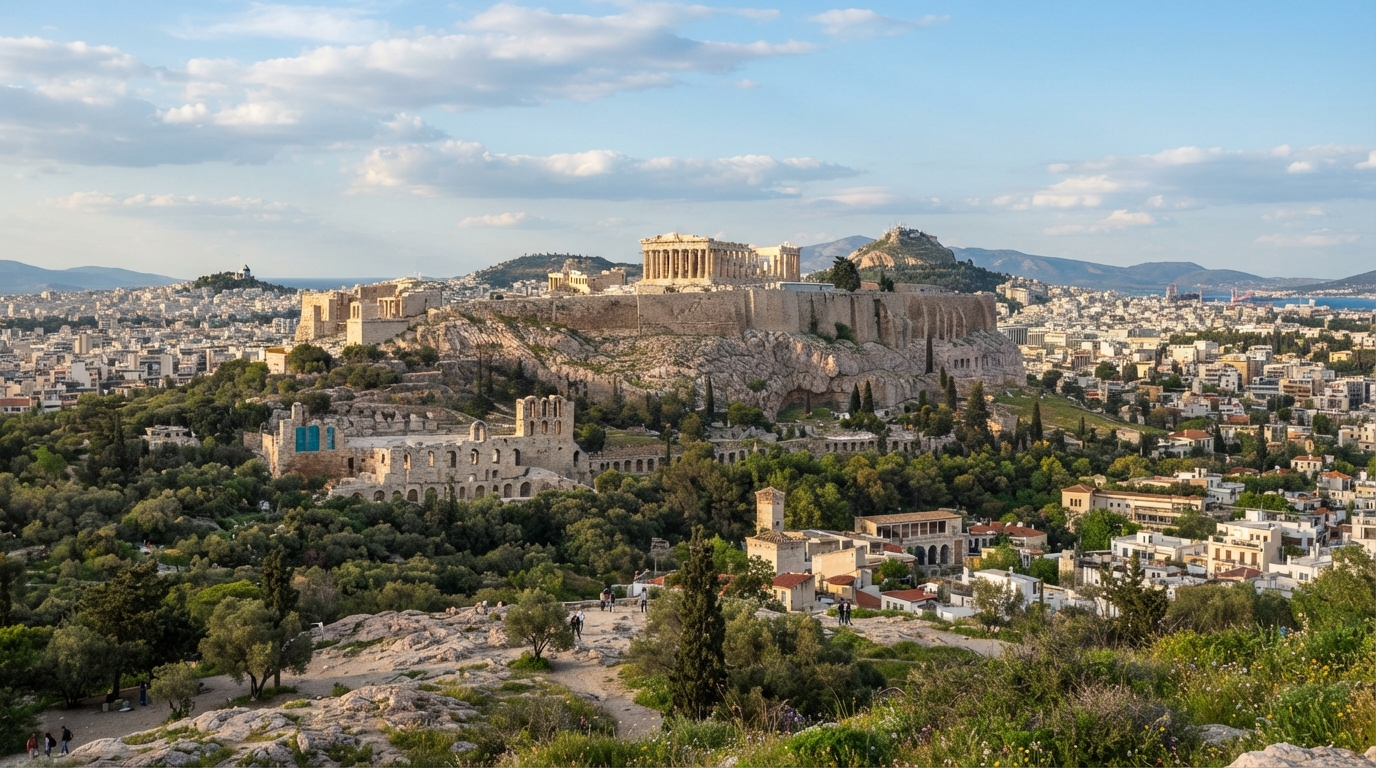 Climate guide for Acropolis of Athens, Grecia